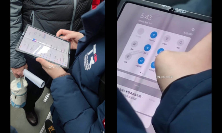 Xiaomi Mi MIX 4 Pro Max xiaomi foldable real life photos xiaomi mi mix fold