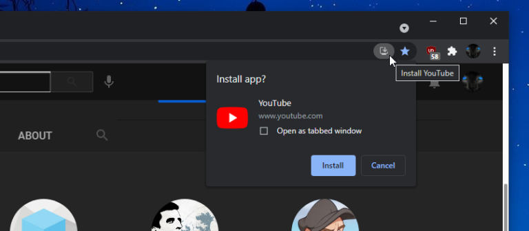 Youtube PWA