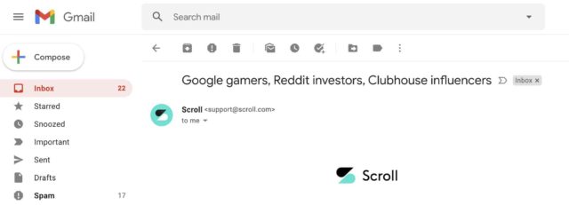 Gmail icons