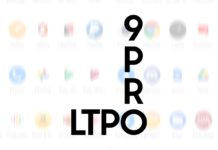 OnePlus 9 Pro LTPO display panel