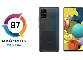 Samsung Galaxy A51 5G dxomark