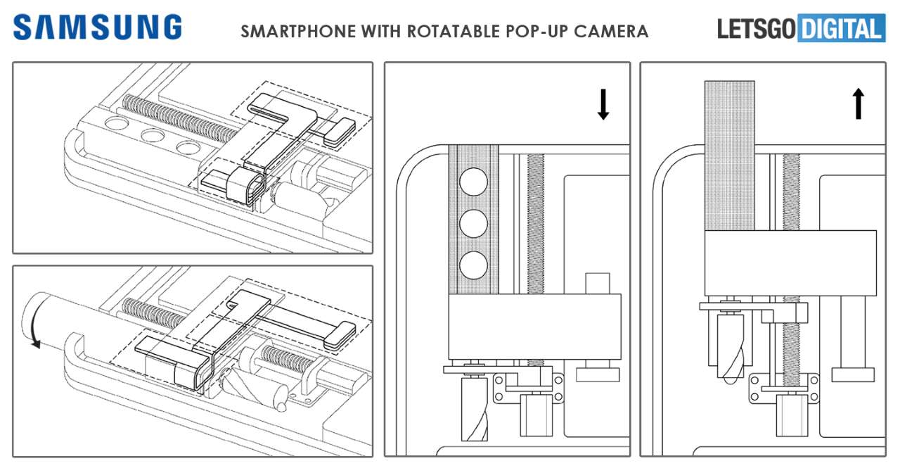 Samsung Triple Pop-Up Main Camera Use As Selfie