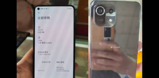 Xiaomi Mi 11 Lite live images