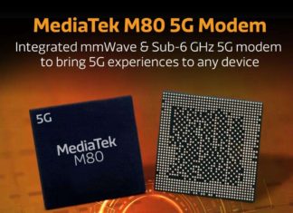 mediatek m80 5g mmwave modem