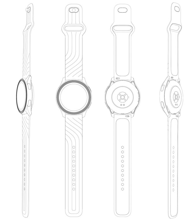 oneplus watch patent design