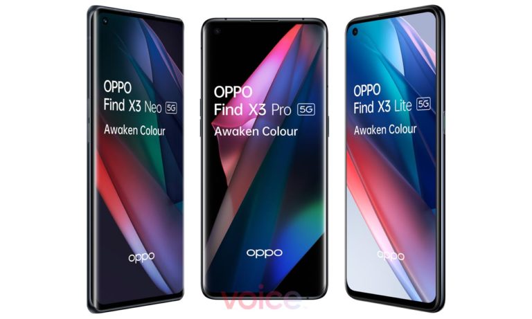 oppo find x3 pro lite neo render