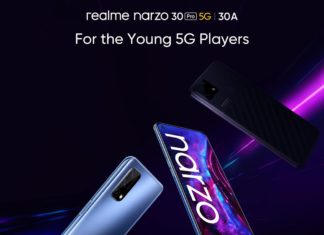 realme narzo 30a 30 pro 5g buds air 2