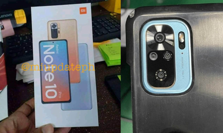 redmi mi note 10 pro retail box and module