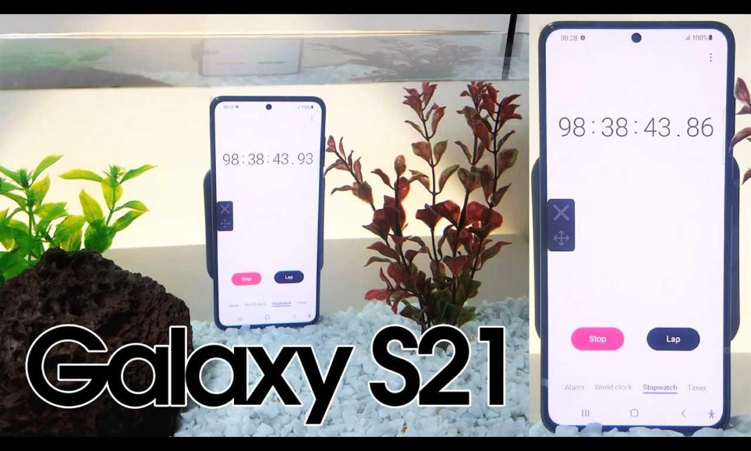 samsung galaxy s21 water test 11 days