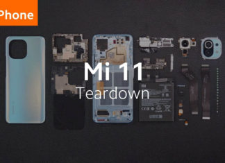 xiaomi mi 11 official teardown