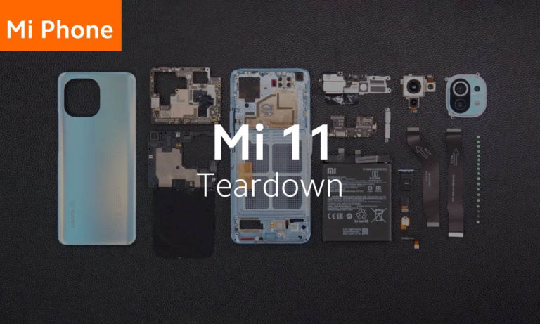 xiaomi mi 11 official teardown