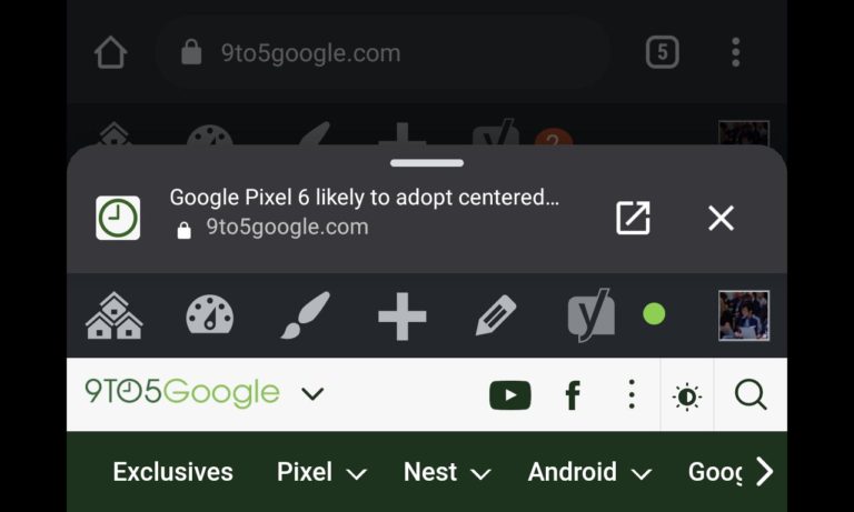 Android Chrome Preview Page