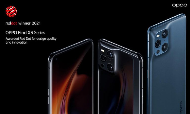 Oppo eSIM 5G SA Oppo Find X3 Pro Red Dot Product Design Award