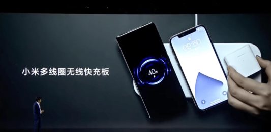 Xiaomi wireless charging pad 60W three 20W devices