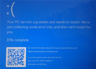 windows 10 march update crash pc bsod