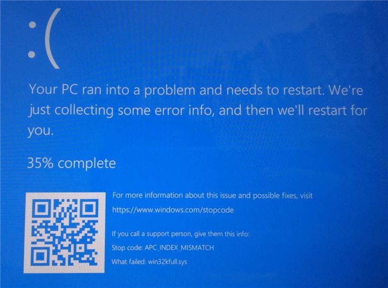 windows 10 march update crash pc bsod
