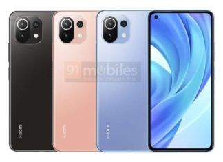 xiaomi mi 11 lite render