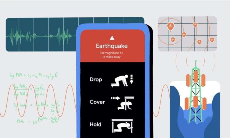 Google Android Earthquake Alerts System Greece σύστημα ανίχνευσης σεισμών για Android
