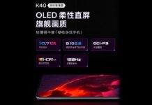 Redmi K40 Game Enhanced Edition display