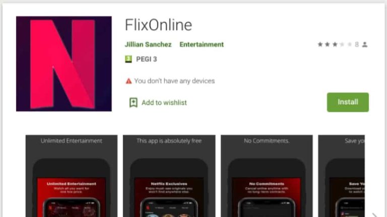 flixonline new android malware netflix whatsapp