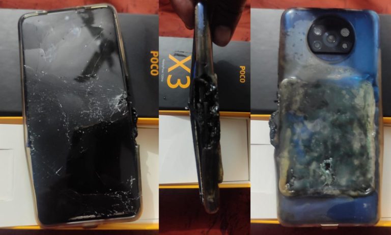 poco x3 exploded will charge