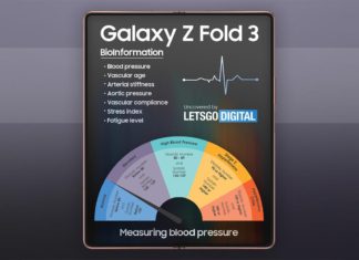 samsung foldable with health sensors