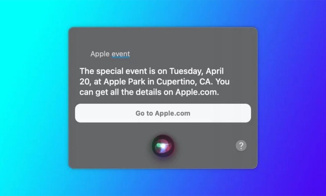 siri reveal apple event