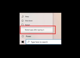 windows 10 new power menu option sun valley