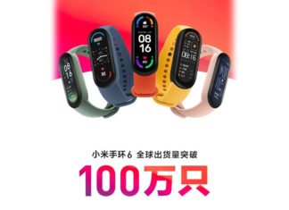xiaomi mi band 6 one million sales