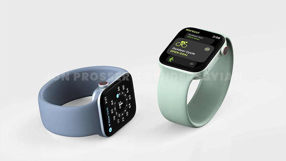 Apple Watch Series 7 renders