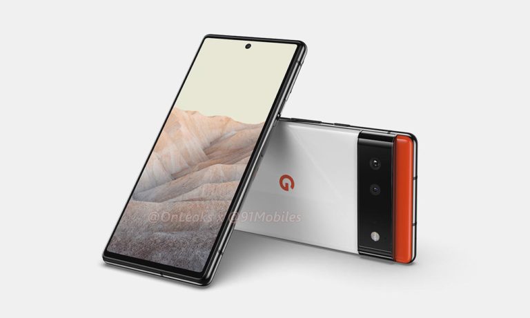 Google Pixel 6 renders onleaks