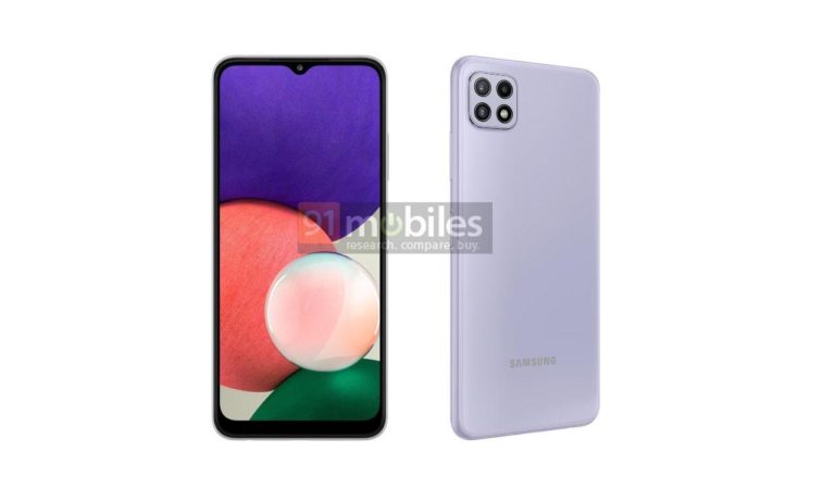 Samsung Galaxy A22 4G and 5G massive leak
