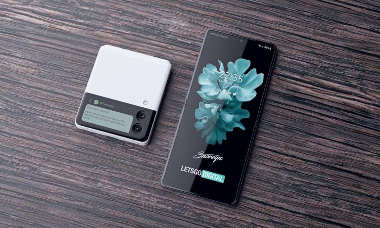 Samsung Galaxy Z Flip 3 first leaked photos based renders TF