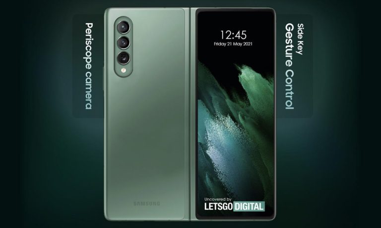 Samsung Galaxy Z Fold 3 touch controls