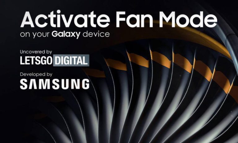 Samsung gaming smartphone Exynos 2200 fan