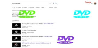 google dvd screensaver