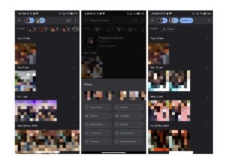 google photos filters