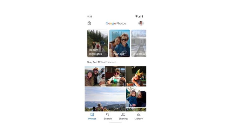 new google photos ui