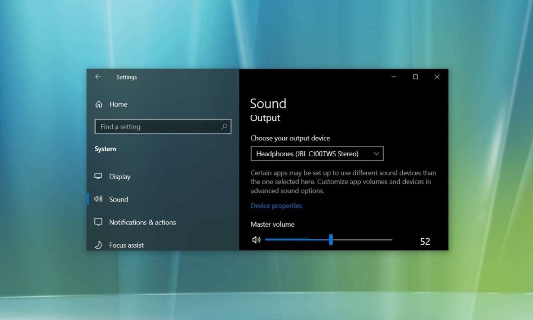 windows 10 sound problem update