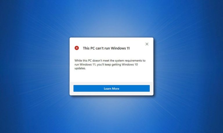 This PC cant run windows 11