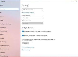 Windows 11 display settings