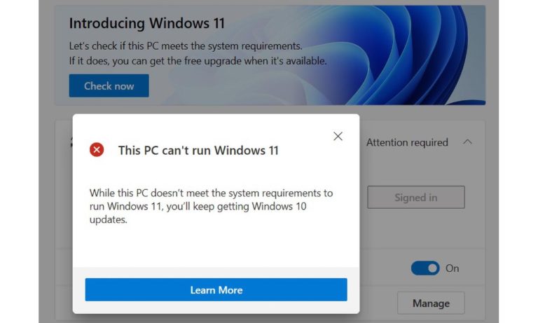 windows 11 health tool error