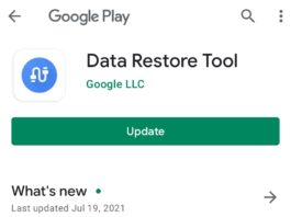 Data Restore Tool on PlayStore