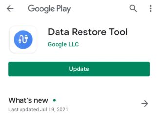 Data Restore Tool on PlayStore