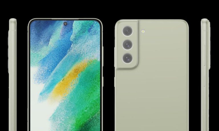 Samsung Galaxy S21 FE 360 renders tenna