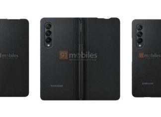 Samsung Galaxy Z Fold 3 Case Renders