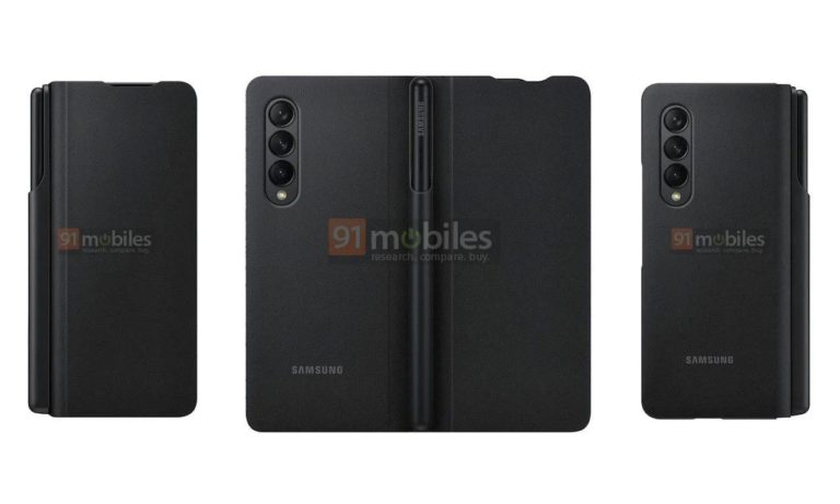 Samsung Galaxy Z Fold 3 Case Renders