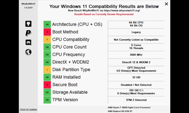 WhyNot11 Windows 11