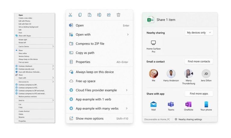 Windows 11 New Context Right Click Menu