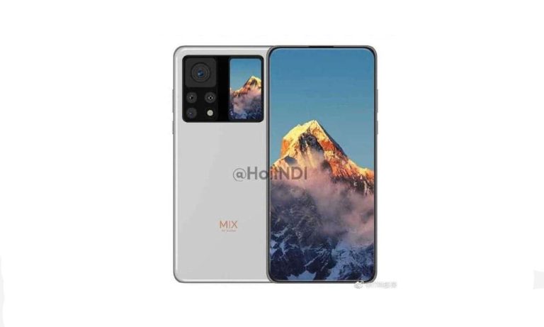 Xiaomi Mi MIX 4 second display on module